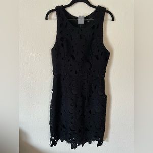 Black Floral Lace dress